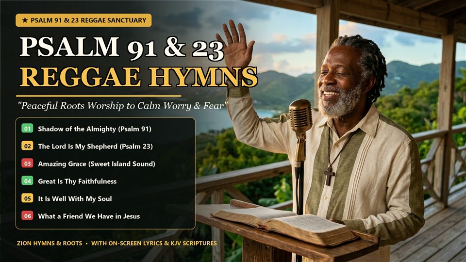 Psalms of King David in Roots Reggae | Psalm 23, 91, 121 & 34 for Peace & Protection